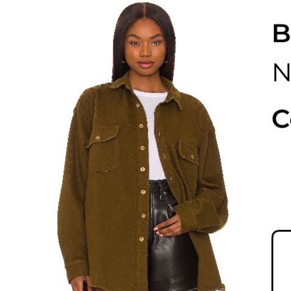 Nsf, User: repip501@gmail.com Jackets & Blazers - Nsf, User: repip501@gmail.com NSF Boyfriend Shacket in Green